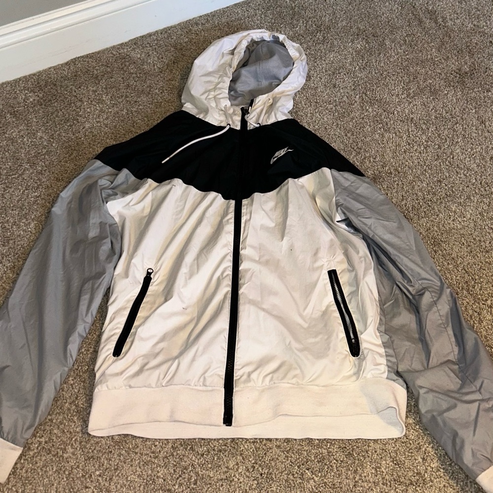 Nike Windbreaker, Grey and Black